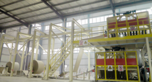 Production process of paper gypsum board