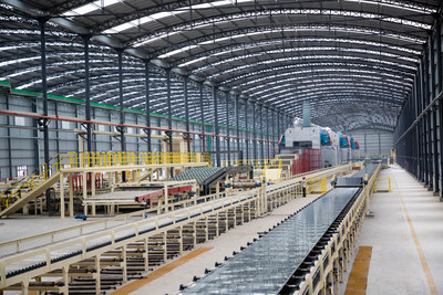 Fully automatic paperless gypsum board production line-1